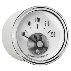 AutoMeter Products 2039 Gauge; Water Temp; 2 1/16in.; 250? F; Elec; Prestige Pearl