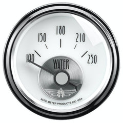 AutoMeter Products 2039 Gauge; Water Temp; 2 1/16in.; 250? F; Elec; Prestige Pearl