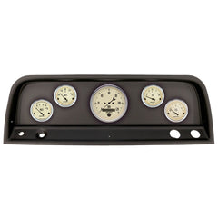 AutoMeter Products 2109-02 5 Gauge Direct-Fit Dash Kit, Chevrolet Truck 64-66, Antique Beige