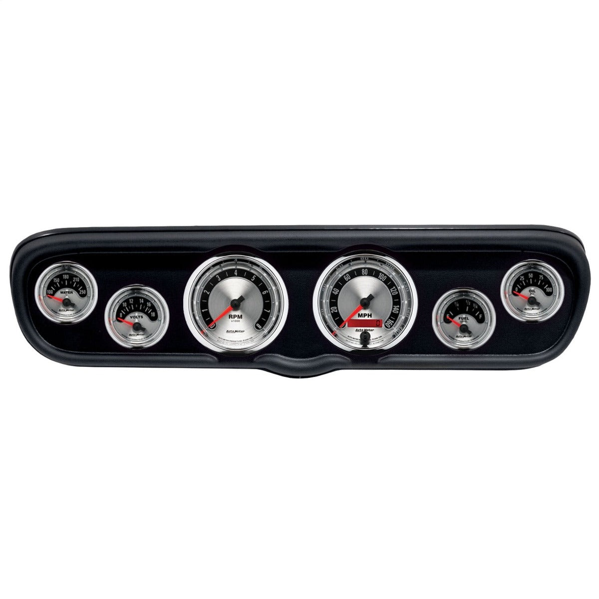 AutoMeter Products 2110-01 6 Gauge Direct-Fit Dash Kit, Ford Mustang 66, American Muscle