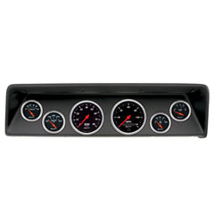 AutoMeter Products 2112-06 6 Gauge Direct-Fit Dash Kit, Chevrolet Nova 66-67, Designer Black