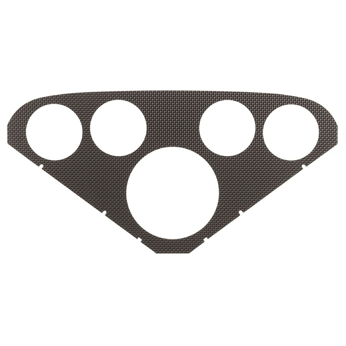 AutoMeter Products 2125 Carbon Fiber Look Faceplate for 2208, Nostalgia Series