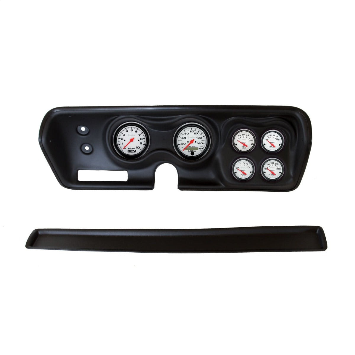 AutoMeter Products 2140-09 6 Gauge Direct-Fit Dash Kit, B-Body/Chrgr/GTX/Road Runner/Sat 71-74, Phantom