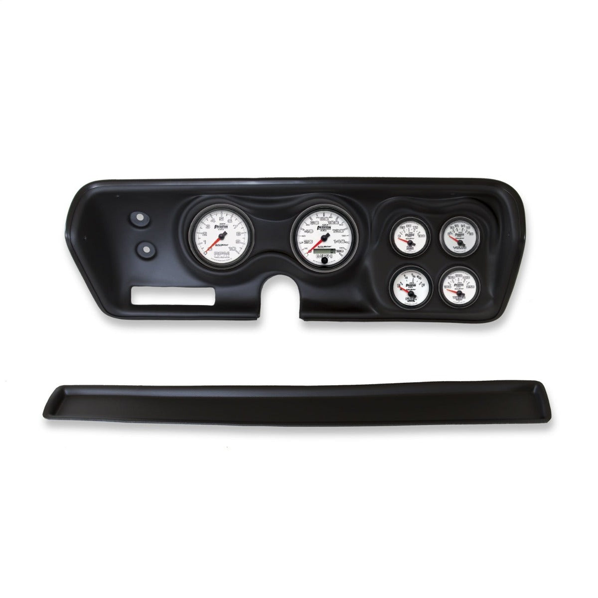 AutoMeter Products 2140-10 6 Gauge Direct-Fit Dash Kit, B-Body/Chrgr/GTX/Road Runner/Sat 71-74, Phantom II