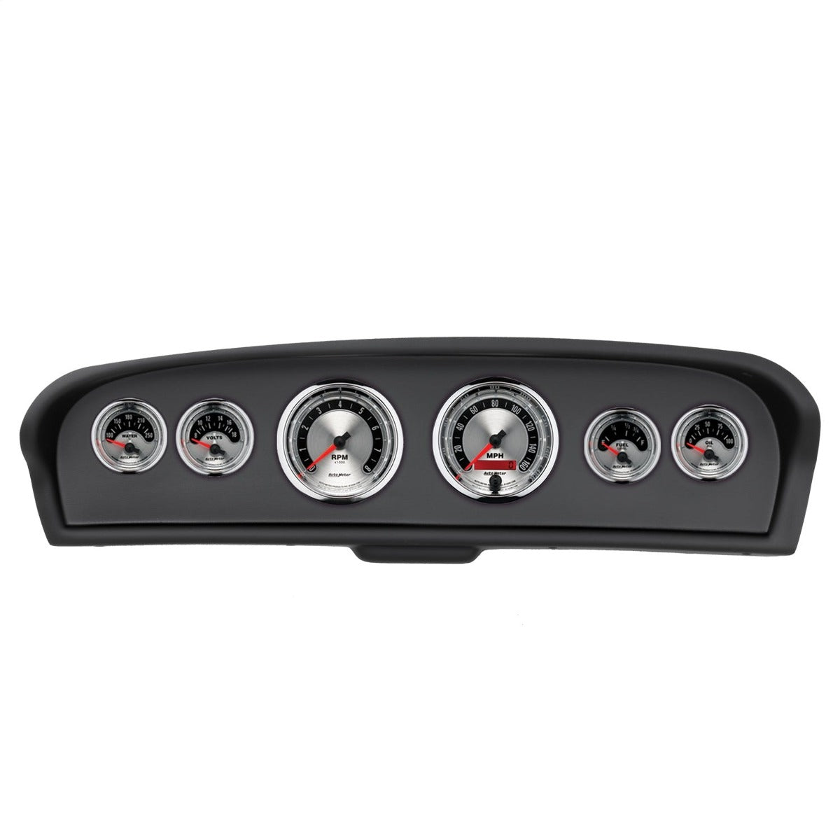 AutoMeter Products 2144-01 6 Gauge Direct-Fit Dash Kit, Ford Truck 61-66, American Muscle