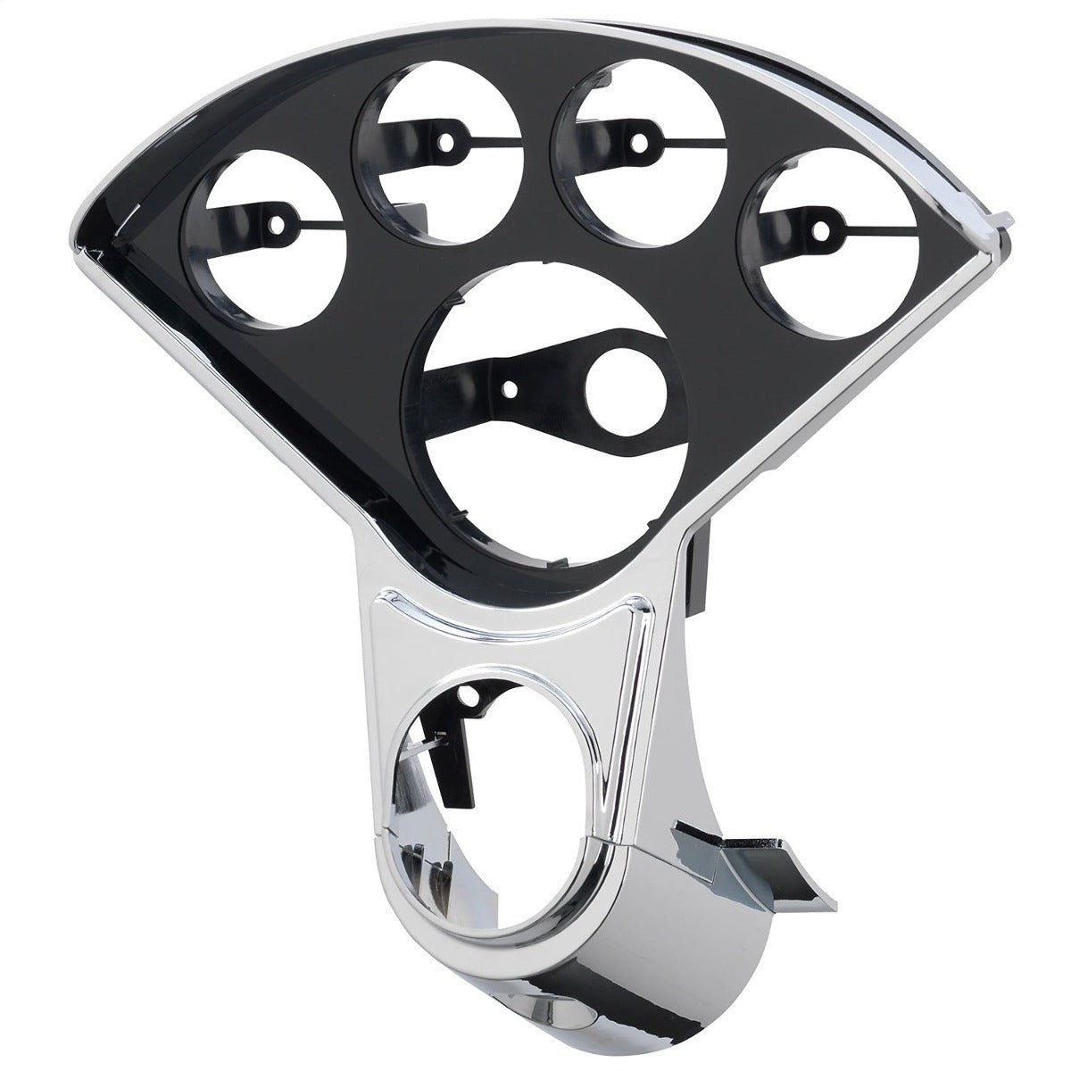 AutoMeter Products 2207 Mounting Solutions 5 Gauge Panel 3 3/8 in. Tach/Speedo 2 1/16in. Chrome