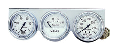 AutoMeter Products 2329 3 Gauge Console Oil/Water/Volt