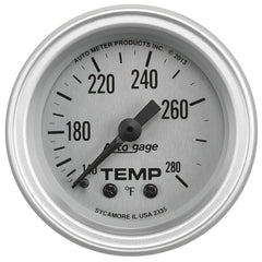 AutoMeter Products 2335 2-1/16" Water Temperature Guage, 140-280? F