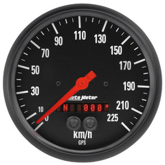 AutoMeter Products 2684-M Z-Series Gauge, Speedometer, 225km/H, Gps