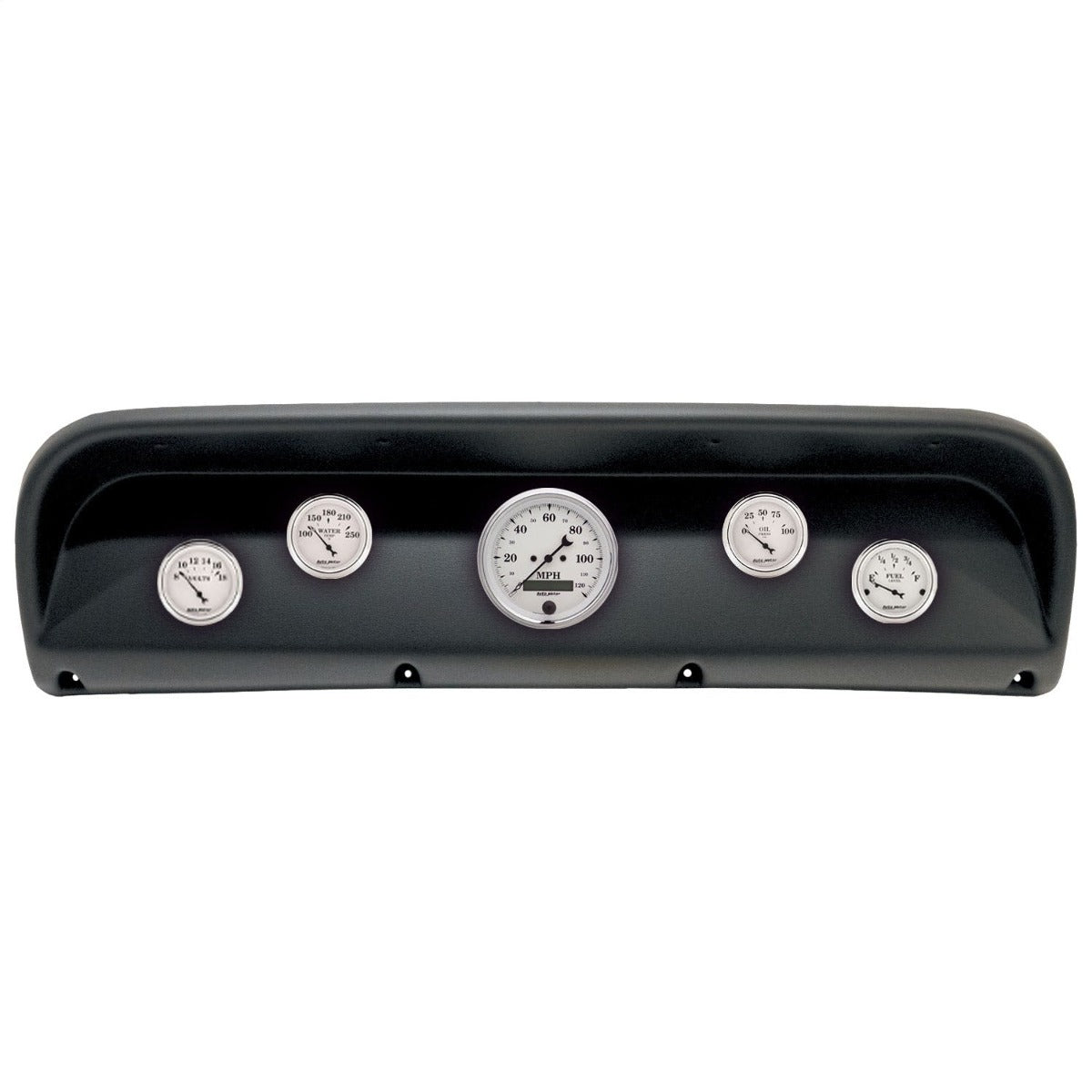 AutoMeter Products 2900-08 5 Gauge Direct-Fit Dash Kit, Ford Truck 67-72, Old Tyme White