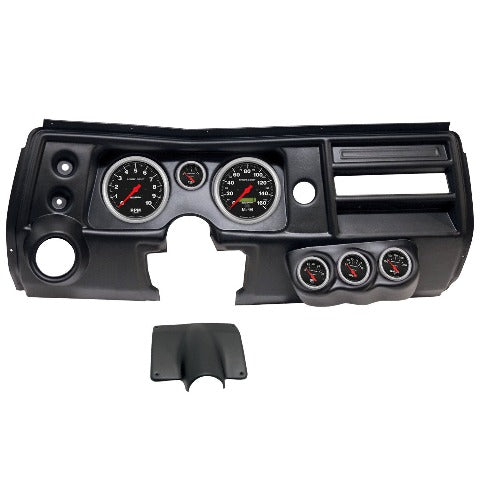 AutoMeter Products 2904-11 6 Gauge Direct-Fit Dash Kit, Chevy Chevelle Vent 68, Sport-Comp