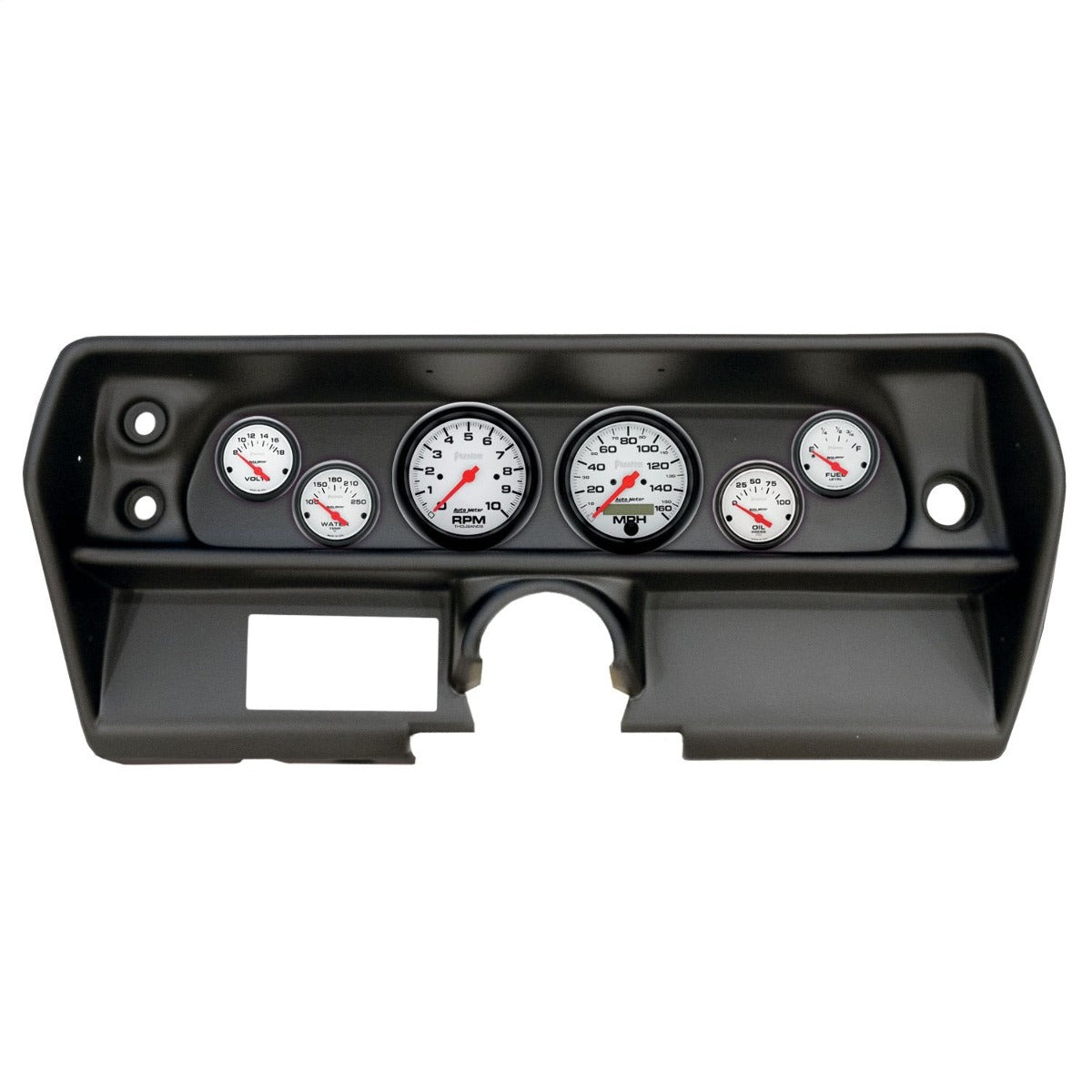 AutoMeter Products 2905-09 6 Gauge Direct-Fit Dash Kit, Chevy Nova 68, Phantom