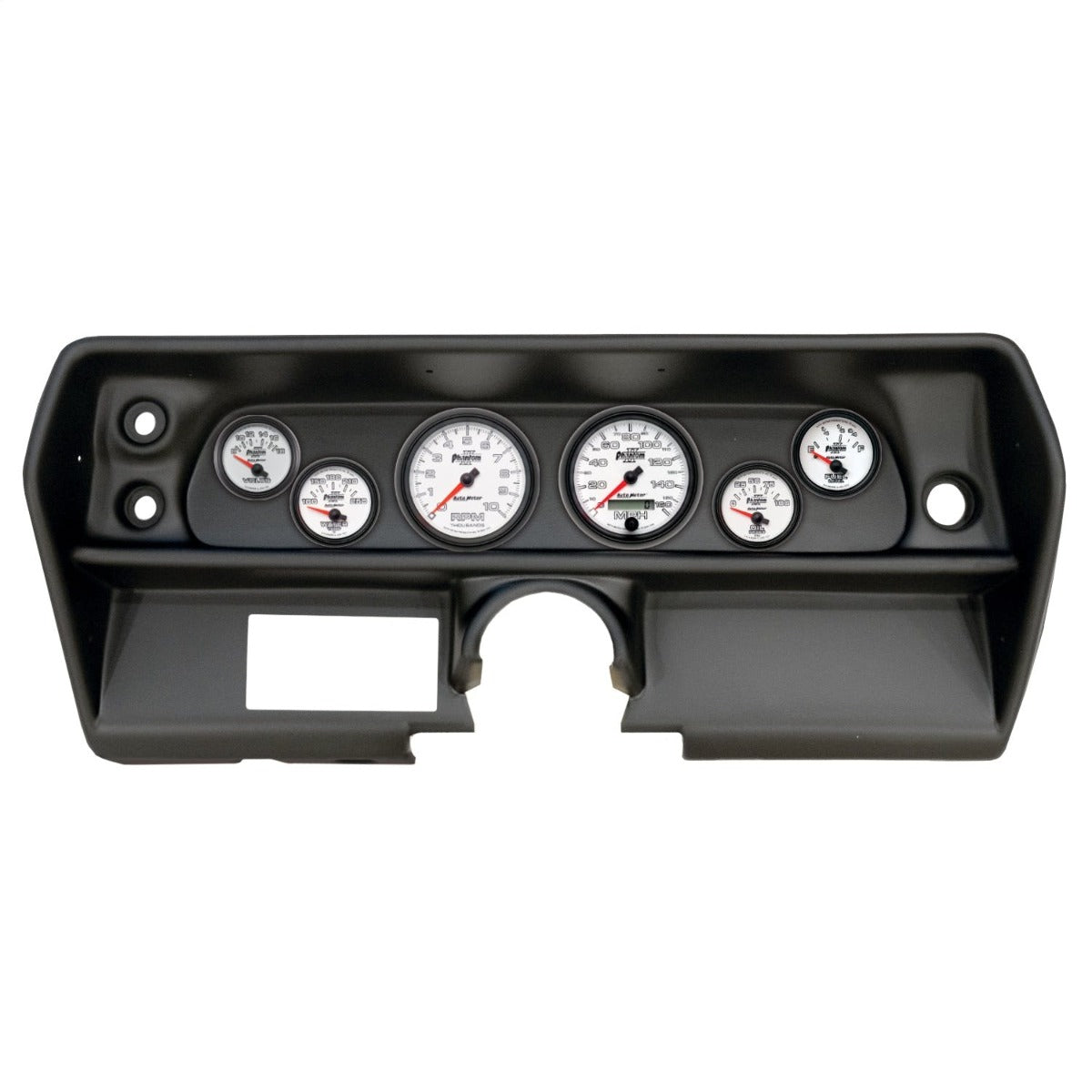 AutoMeter Products 2905-10 6 Gauge Direct-Fit Dash Kit, Chevy Nova 68, Phantom II