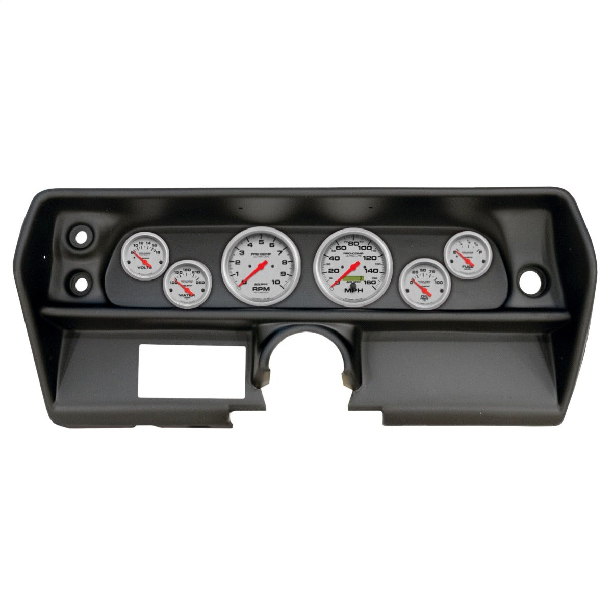 AutoMeter Products 2905-13 6 Gauge Direct-Fit Dash Kit, Chevy Nova 68, Ultra-Lite