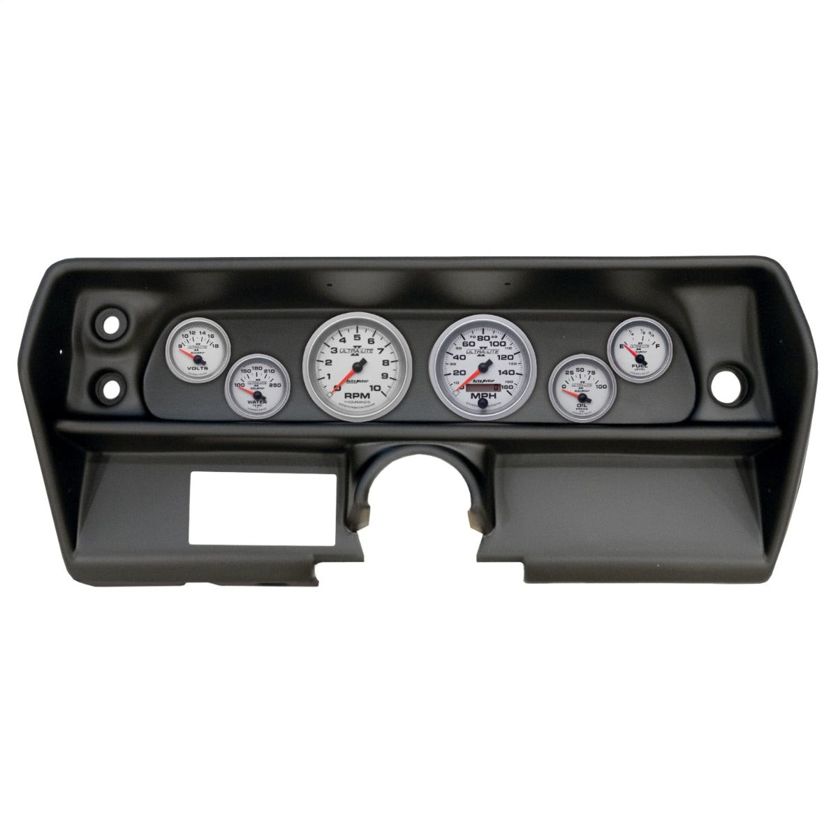 AutoMeter Products 2905-14 6 Gauge Direct-Fit Dash Kit, Chevy Nova 68, Ultra-Lite II