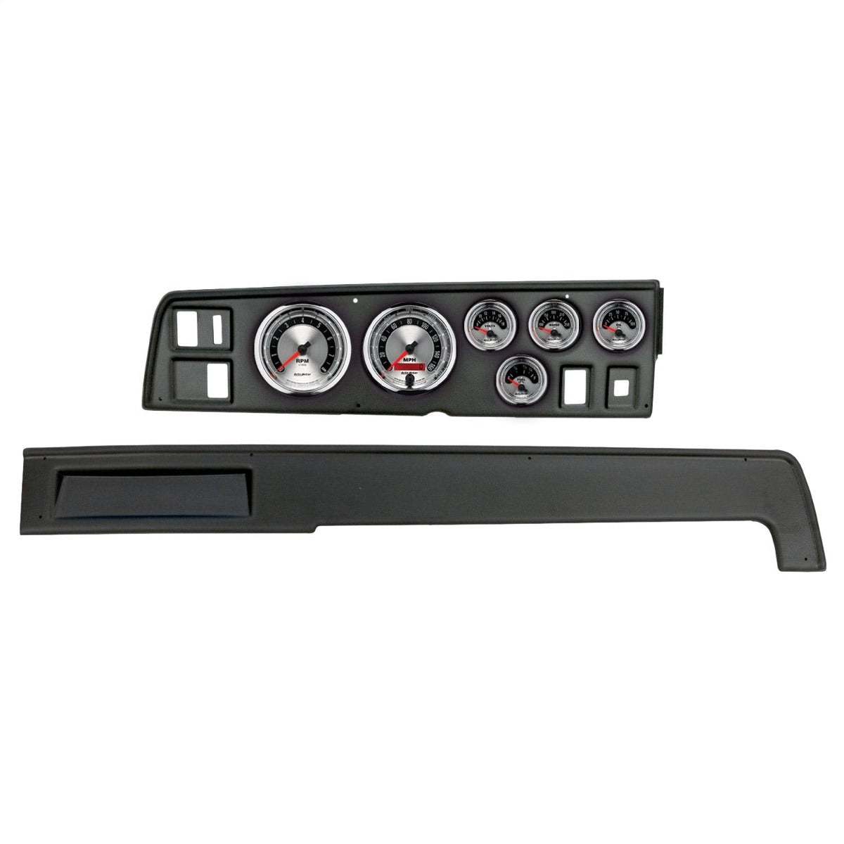 AutoMeter Products 2907-01 6 Gauge Direct-Fit Dash Kit, Dodge Charger 68-70, American Muscle