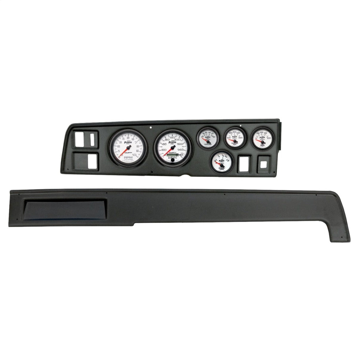 AutoMeter Products 2907-10 6 Gauge Direct-Fit Dash Kit, Dodge Charger 68-70, Phantom II
