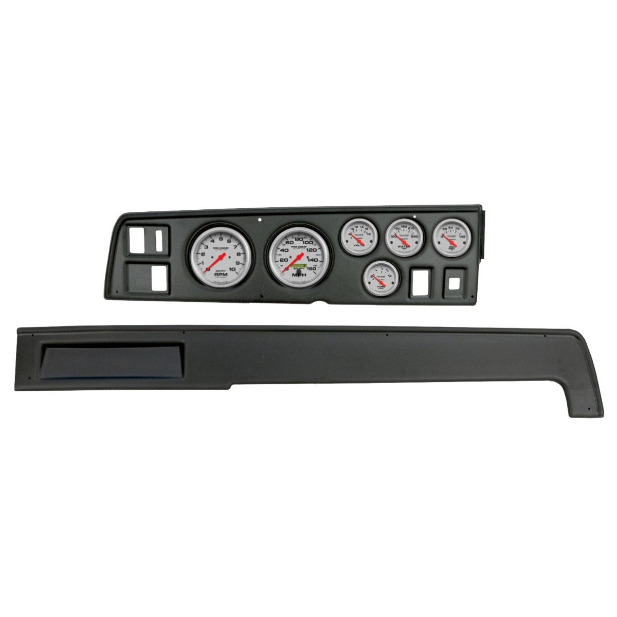 AutoMeter Products 2907-13 6 Gauge Direct-Fit Dash Kit, Dodge Charger 68-70, Ultra-Lite
