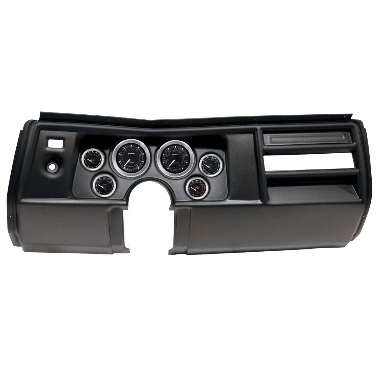 AutoMeter Products 2908-04 6 Gauge Direct-Fit Dash Kit, Chevy Chevelle No Vent 69, Chrono