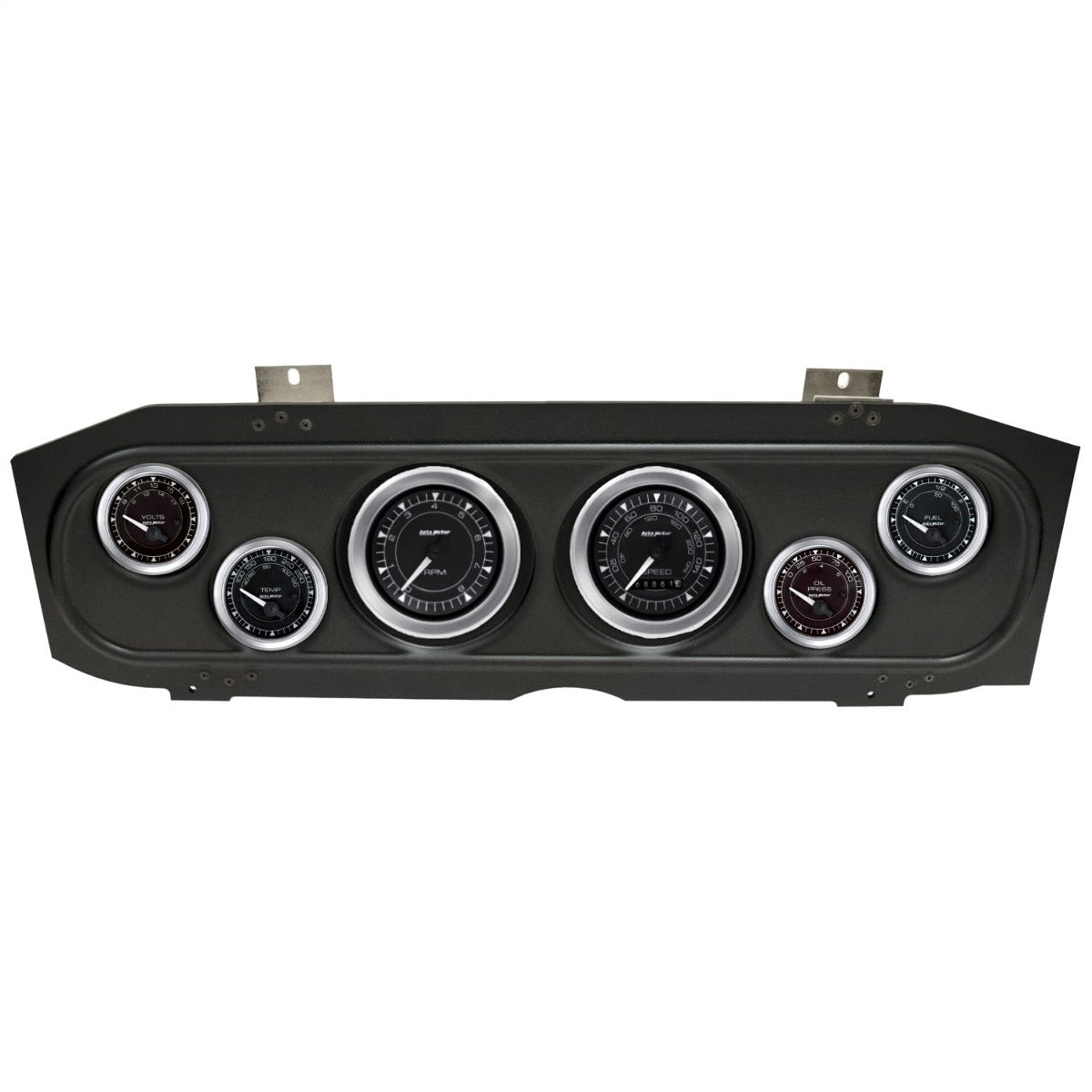 AutoMeter Products 2913-04 6 Gauge Direct-Fit Dash Kit, Mercury Cougar 69-70, Chrono