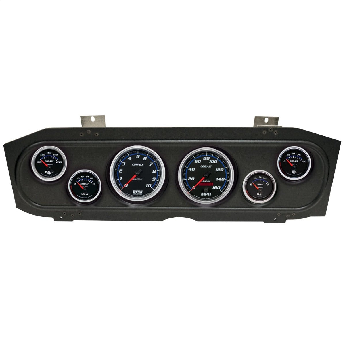 AutoMeter Products 2913-05 6 Gauge Direct-Fit Dash Kit, Mercury Cougar 69-70, Cobalt