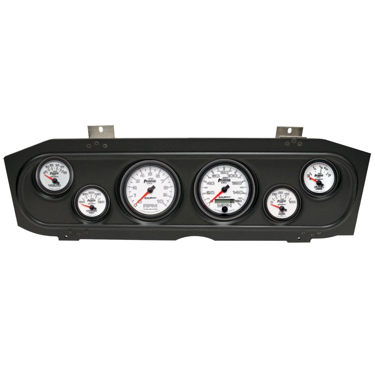 AutoMeter Products 2913-10 6 Gauge Direct-Fit Dash Kit, Mercury Cougar 69-70, Phantom II