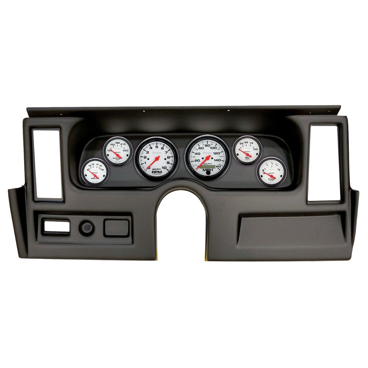 AutoMeter Products 2916-09 6 Gauge Direct-Fit Dash Kit, Chevy Nova 77-79, Phantom