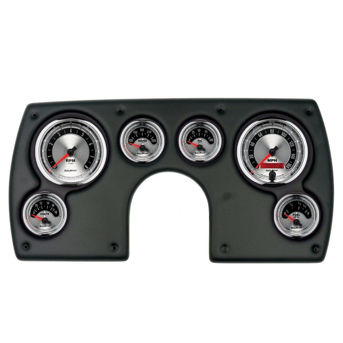 AutoMeter Products 2921-01 6 Gauge Direct-Fit Dash Kit, Chevy Camaro 69, American Muscle