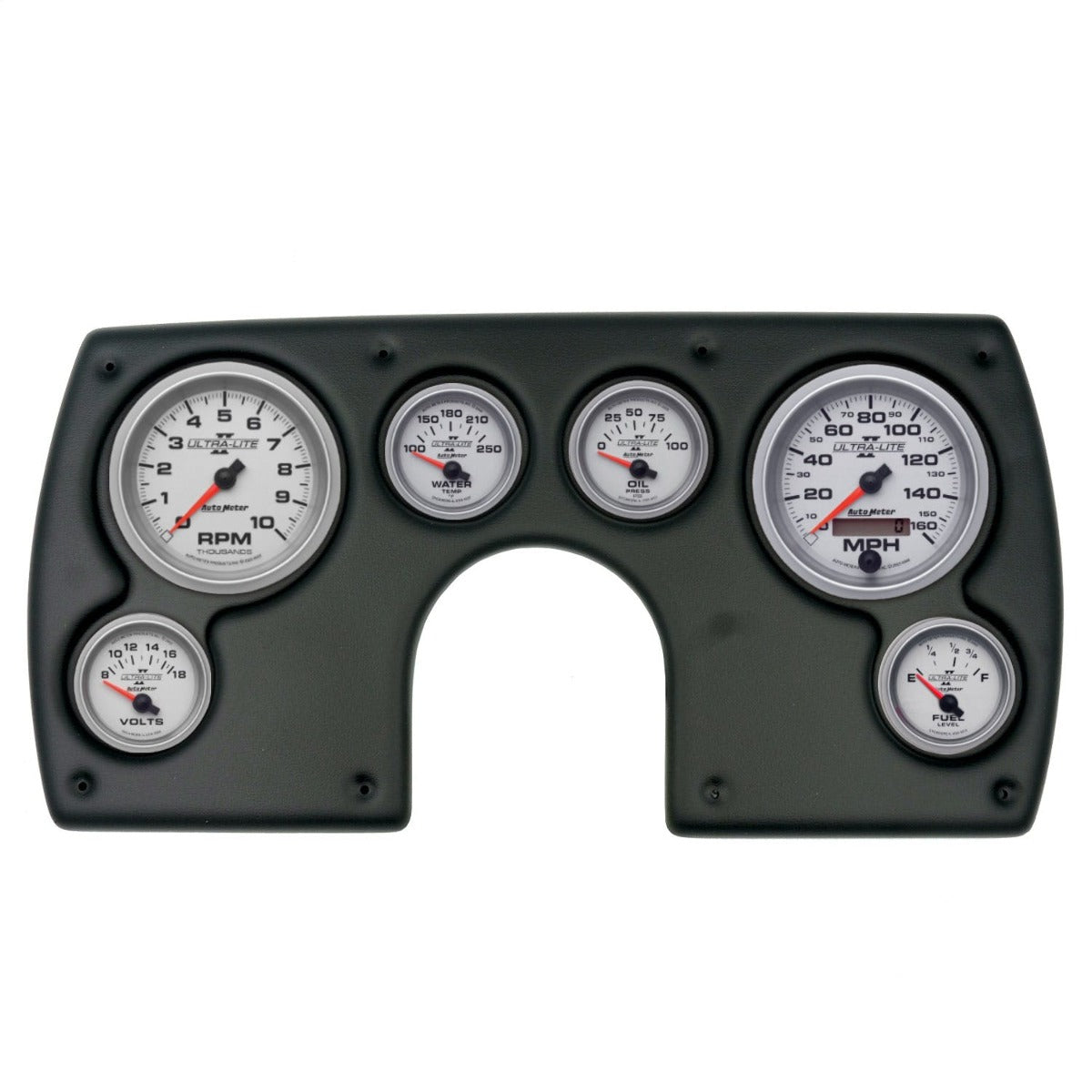 AutoMeter Products 2921-14 6 Gauge Direct-Fit Dash Kit, Chevy Camaro 69, Ultra-Lite II