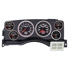 AutoMeter Products 2924-12 6 Gauge Direct-Fit Dash Kit, Ford Mustang 87-89, Sport-Comp II