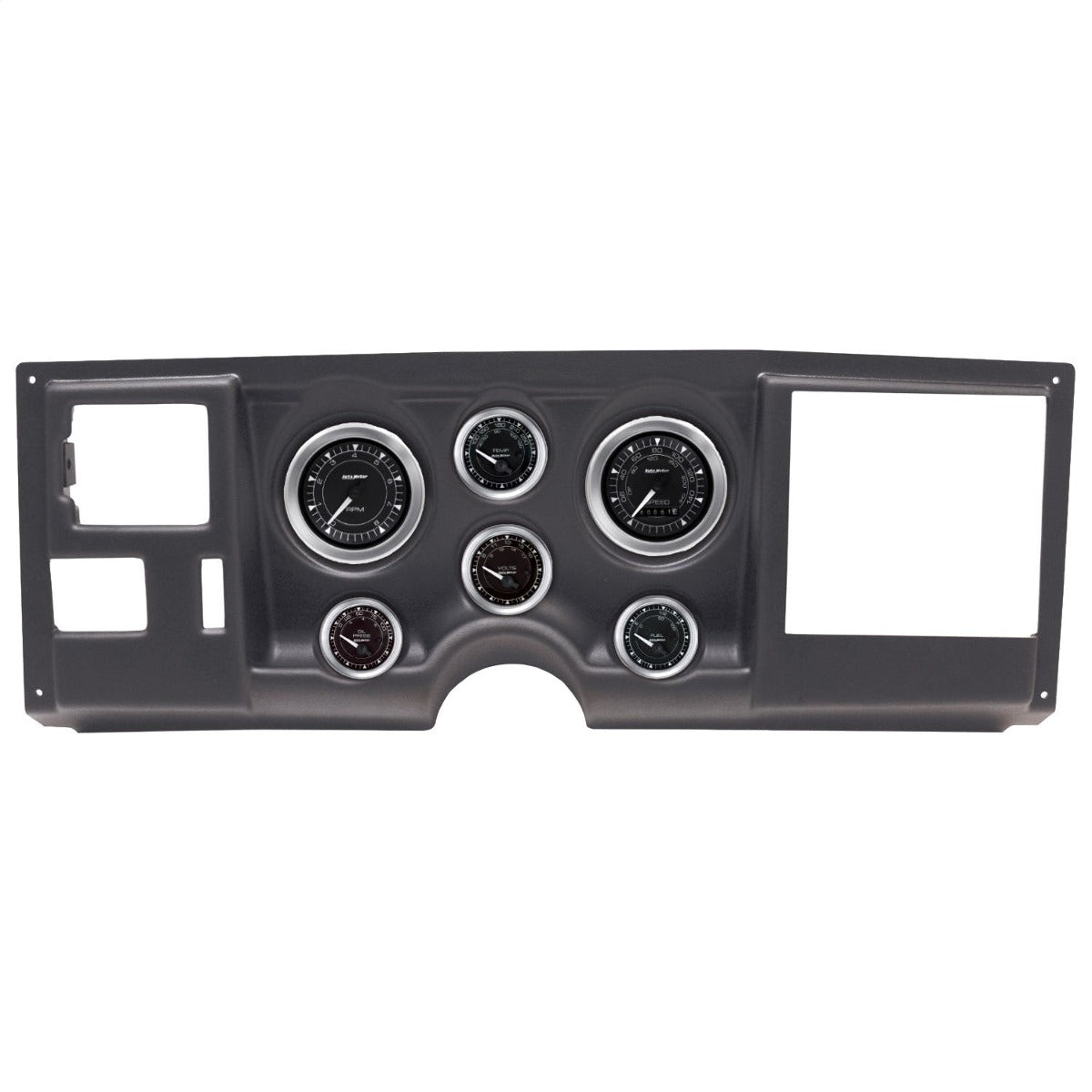 AutoMeter Products 2925-04 6 Gauge Direct-Fit Dash Kit, Chevy/GMC Truck 88-94, Chrono