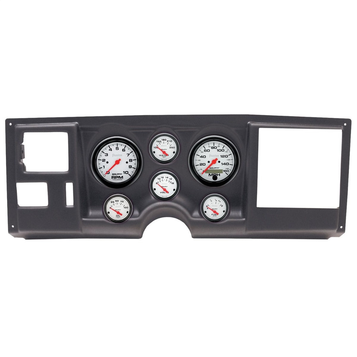 AutoMeter Products 2925-09 6 Gauge Direct-Fit Dash Kit, Chevy/GMC Truck 88-94, Phantom