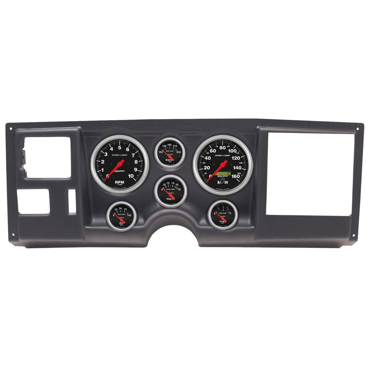 AutoMeter Products 2925-11 6 Gauge Direct-Fit Dash Kit, Chevy/GMC Truck 88-94, Sport-Comp