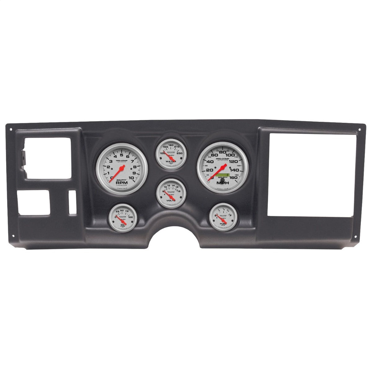 AutoMeter Products 2925-13 6 Gauge Direct-Fit Dash Kit, Chevy/GMC Truck 88-94, Ultra-Lite