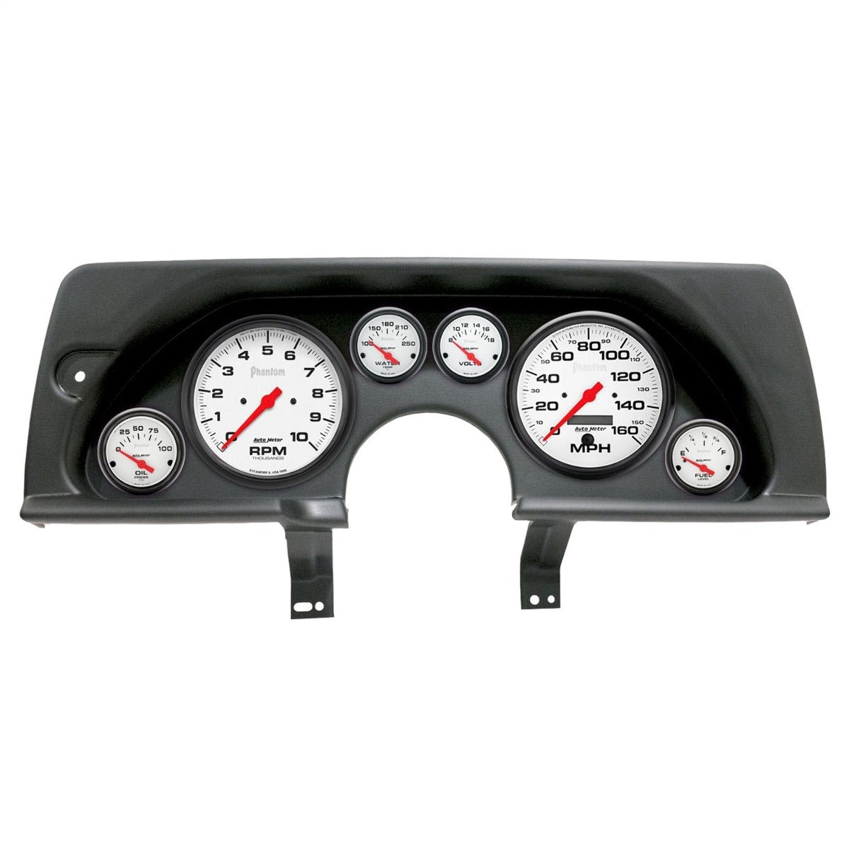 AutoMeter Products 2926-09 6 Gauge Direct-Fit Dash Kit, Chevy Camaro 90-92, Phantom