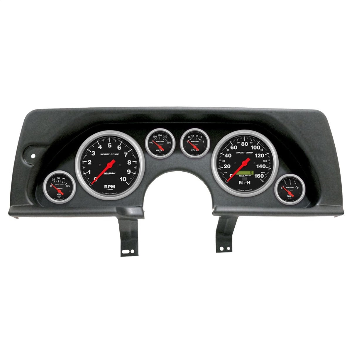 AutoMeter Products 2926-11 6 Gauge Direct-Fit Dash Kit, Chevy Camaro 90-92, Sport-Comp