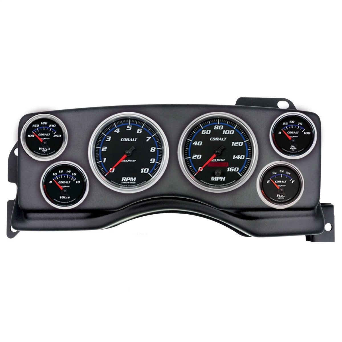 AutoMeter Products 2927-05 6 Gauge Direct-Fit Dash Kit, Ford Mustang 90-93, Cobalt
