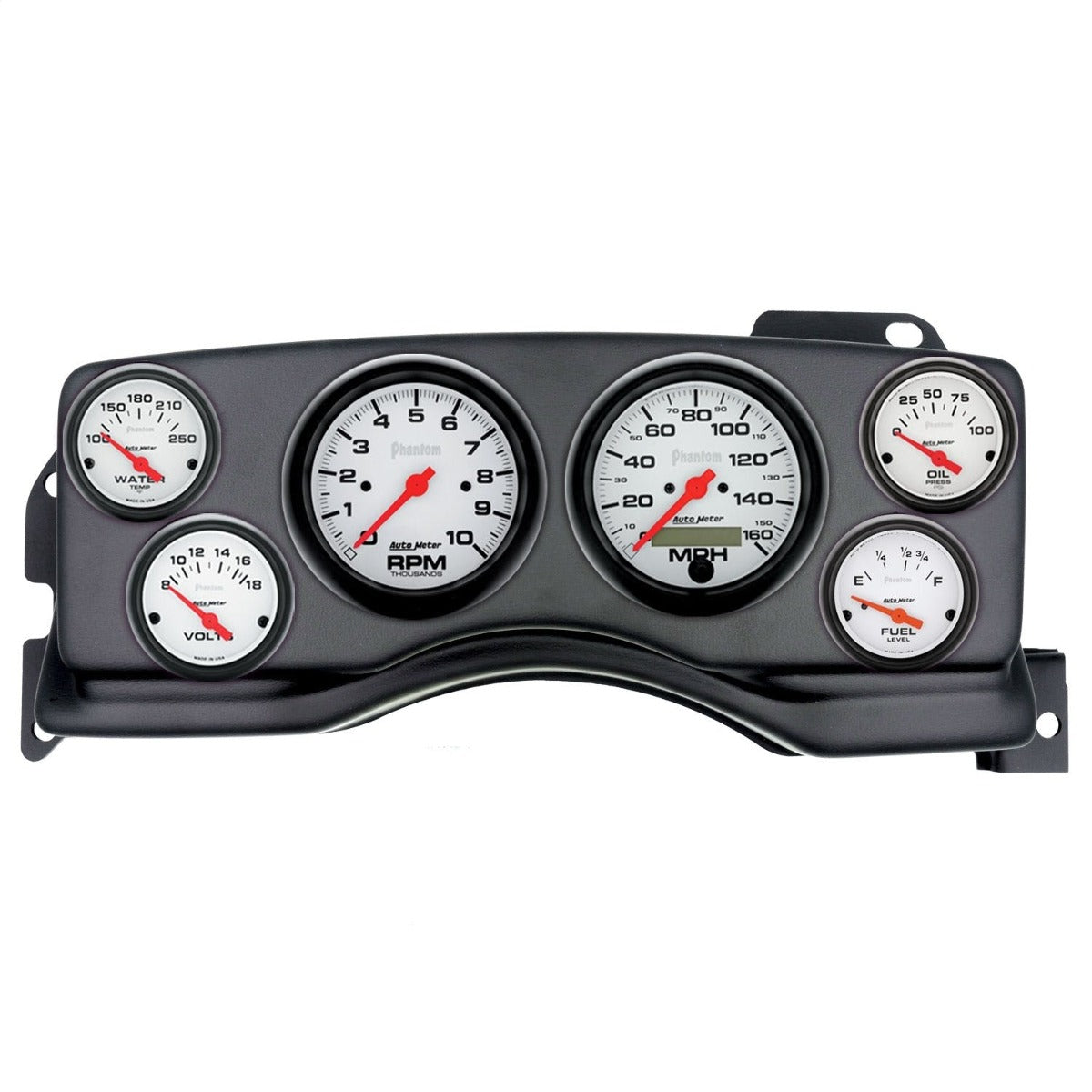 AutoMeter Products 2927-09 6 Gauge Direct-Fit Dash Kit, Ford Mustang 90-93, Phantom