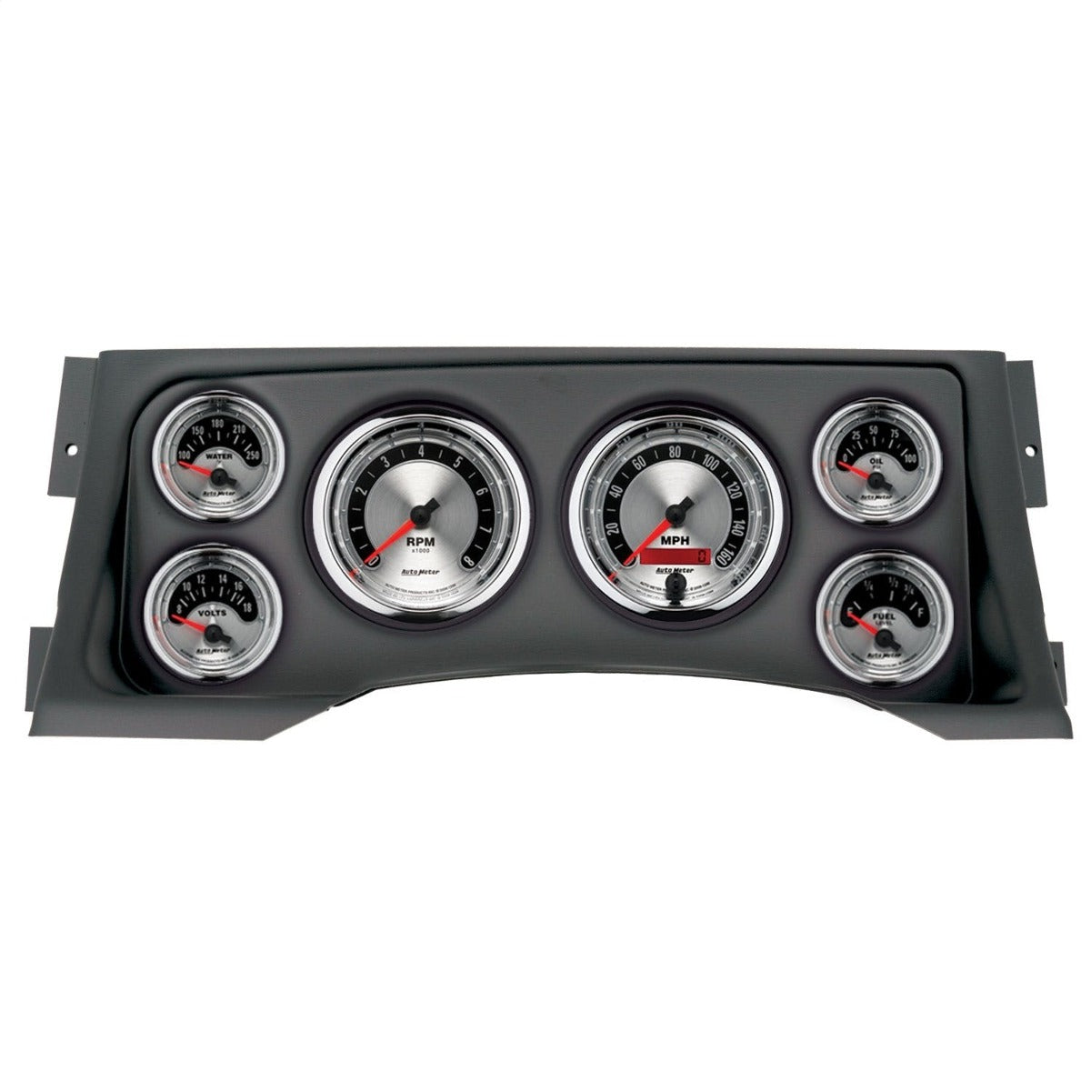 AutoMeter Products 2928-01 6 Gauge Direct-Fit Dash Kit, Chevy/GMC Truck 95-98, American Muscle