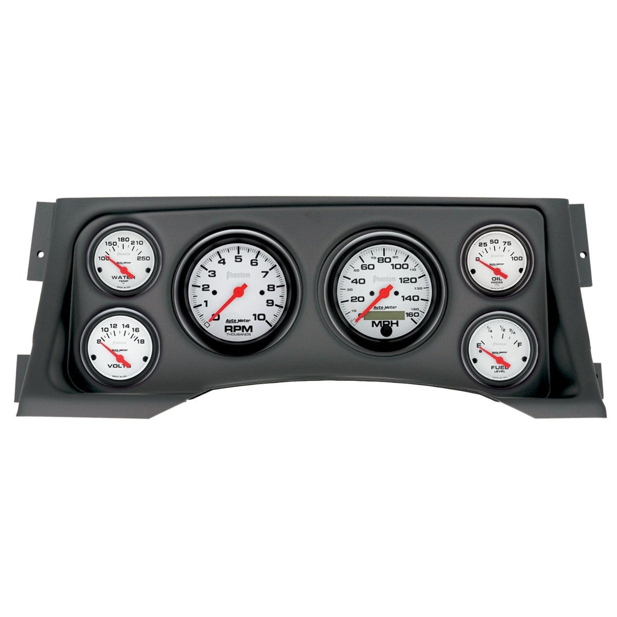 AutoMeter Products 2928-09 6 Gauge Direct-Fit Dash Kit, Chevy/GMC Truck 95-98, Phantom