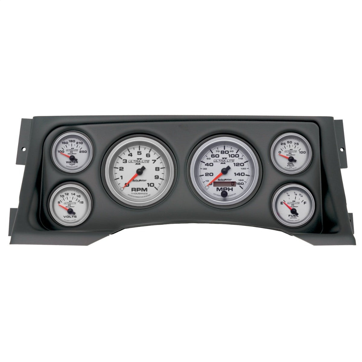 AutoMeter Products 2928-14 6 Gauge Direct-Fit Dash Kit, Chevy/GMC Truck 95-98, Ultra-Lite II