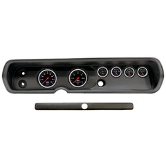 AutoMeter Products 2929-06 6 Gauge Direct-Fit Dash Kit, Chevy Chevell 64-65, Designer Black