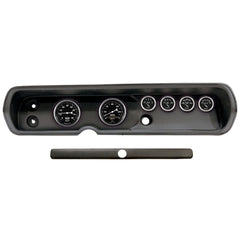 AutoMeter Products 2929-07 6 Gauge Direct-Fit Dash Kit, Chevy Chevell 64-65, Old Tyme Black
