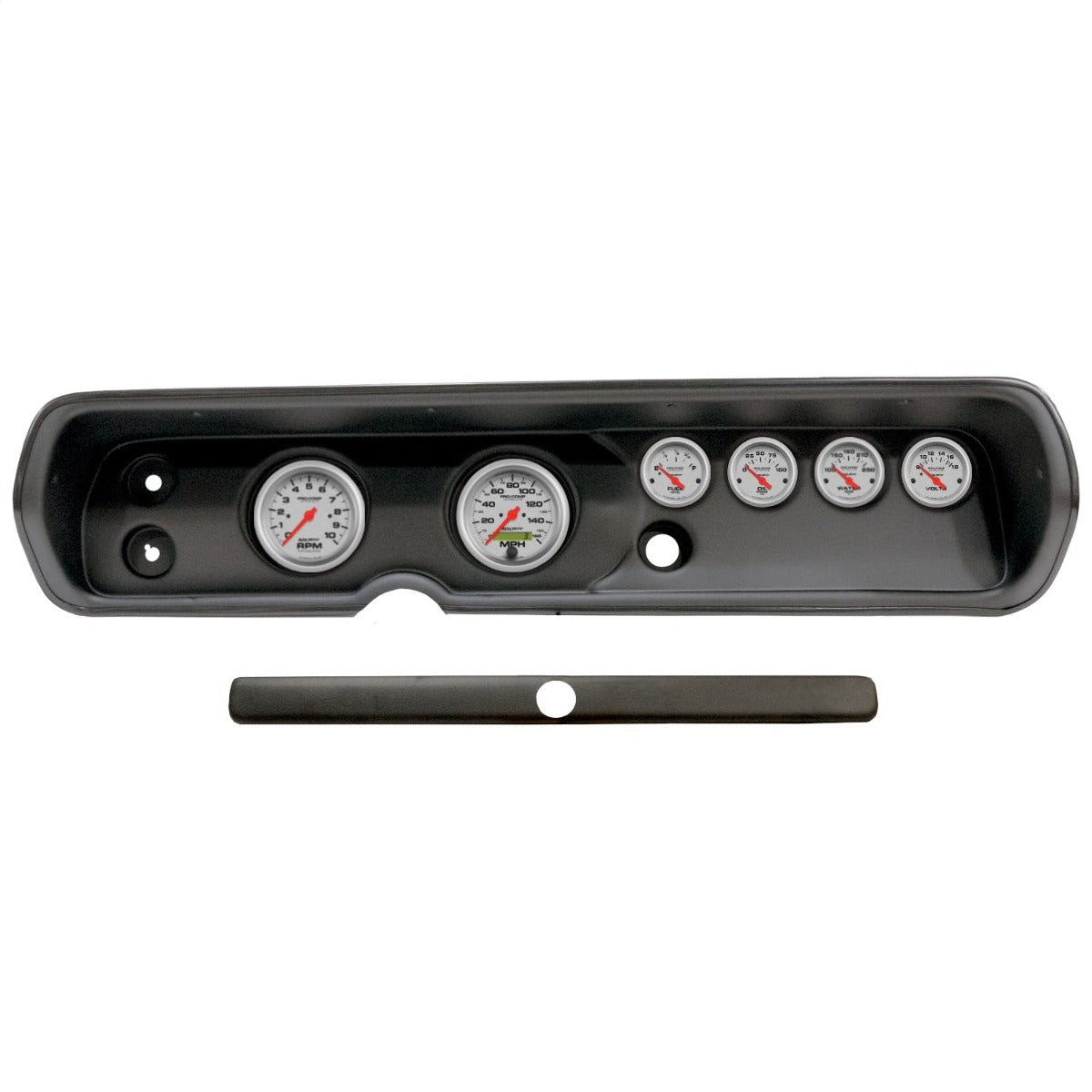 AutoMeter Products 2929-13 6 Gauge Direct-Fit Dash Kit, Chevy Chevell 64-65, Ultra-Lite