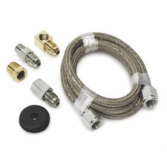 AutoMeter Products 3227 LINE; BRAIDED STAINLESS STEEL; #4 DIA.; 3FT. LENGTH;-4AN AND 1/8in. NPTF FITTING