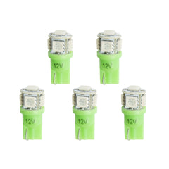 AutoMeter Products 3285-K LED Bulb, Replacement, T3 Wedge, Gteen, 5 Pack