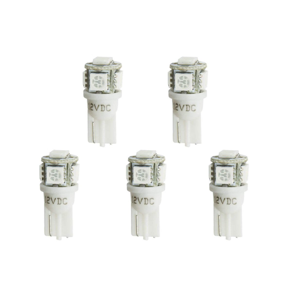 AutoMeter Products 3288-K LED Bulb, Replacement, T3 Wedge, White, 5 Pack