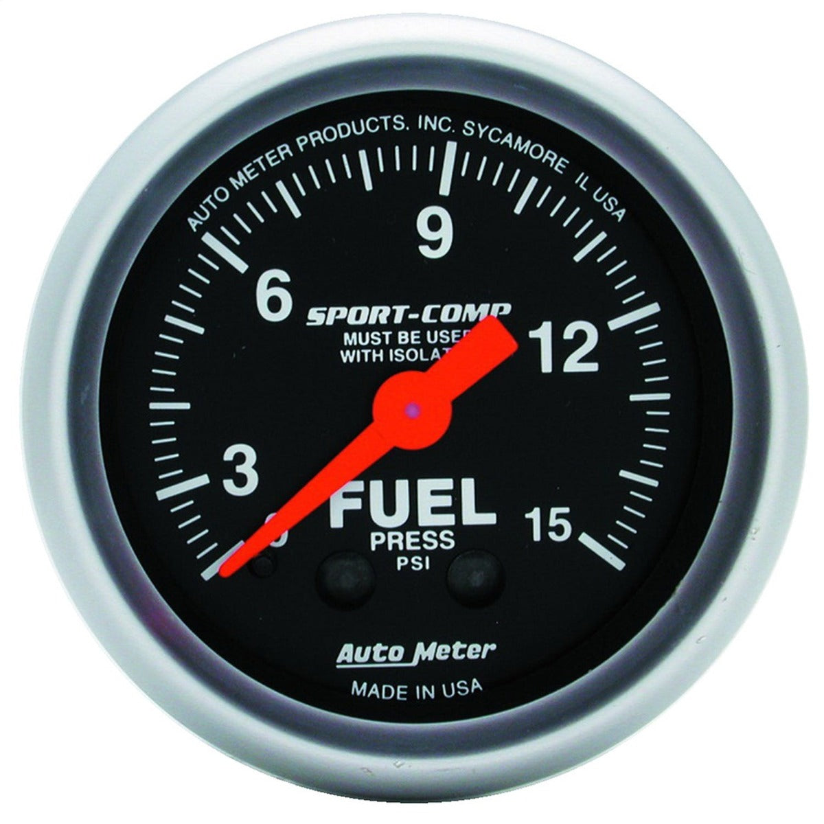 AutoMeter Products 3313 Fuel Press 0-15 PSI