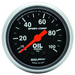 AutoMeter Products 3321 Oil Press 0-100 PSI