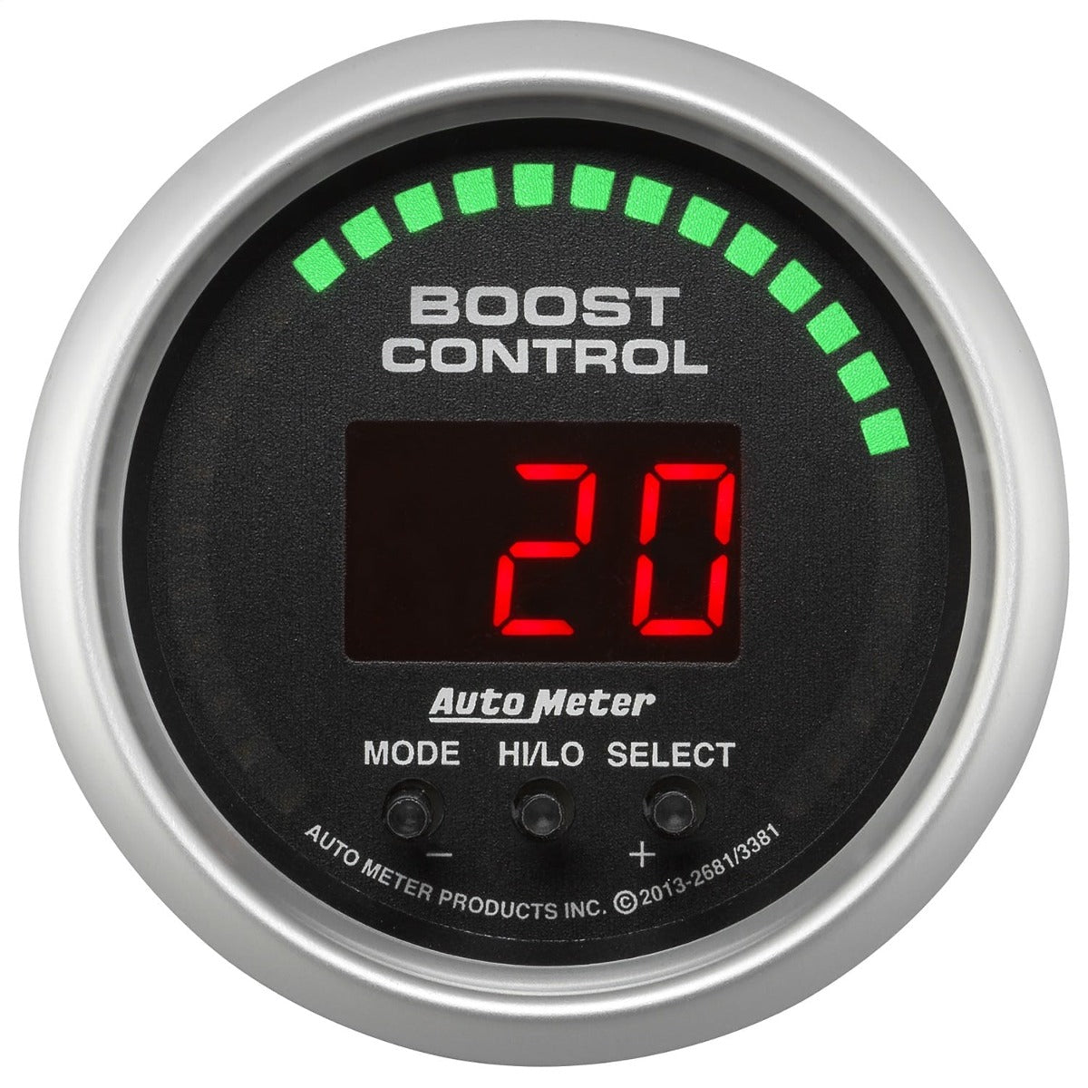 AutoMeter Products 3381 2-1/16 Boost Controller Sport Comp/Sport Comp II